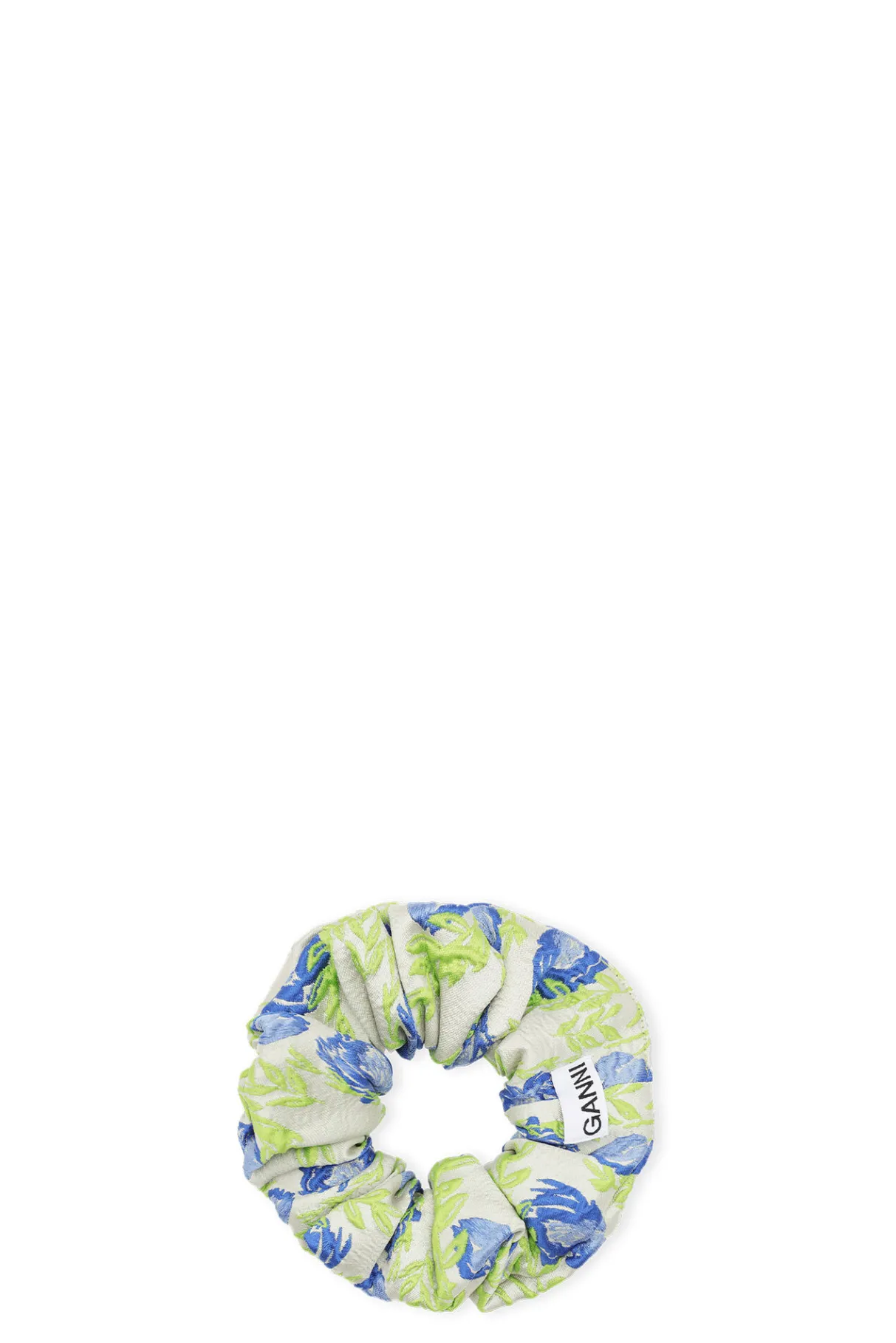 Cheap GANNI 3D Jacquard Scrunchie Oyster Gray