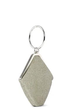Flash Sale GANNI Diamond Bangle Clutch Gold