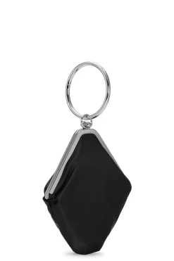 Shop GANNI Diamond Bangle Clutch Black