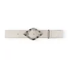 Fashion GANNI Diamond Belt Egret