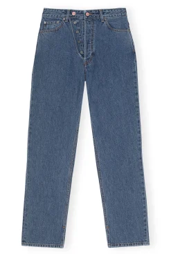 Fashion GANNI Figni Jeans Mid Blue Stone