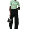 Fashion GANNI Fitted T-Shirt Peapod