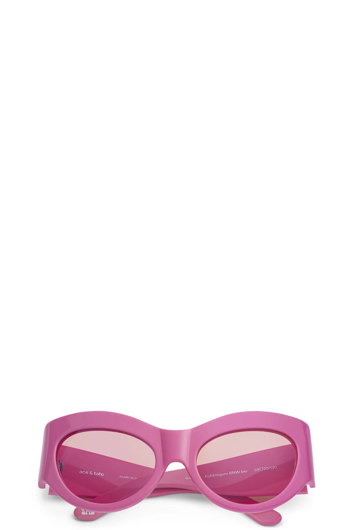 Best GANNI X Ace & Tate Trixie Sunglasses Shocking Pink