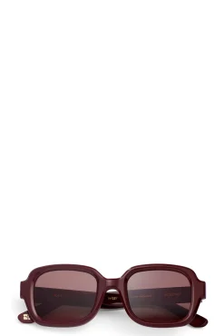 Online GANNI X Ace & Tate Twiggy Sunglasses Burgundy