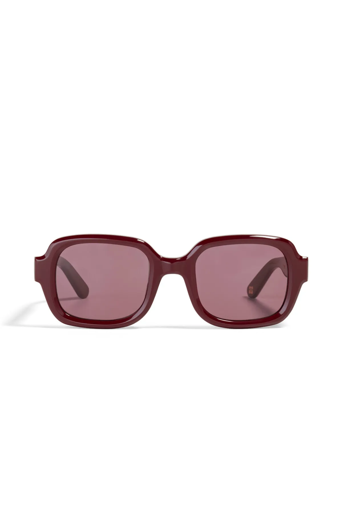 Online GANNI X Ace & Tate Twiggy Sunglasses Burgundy