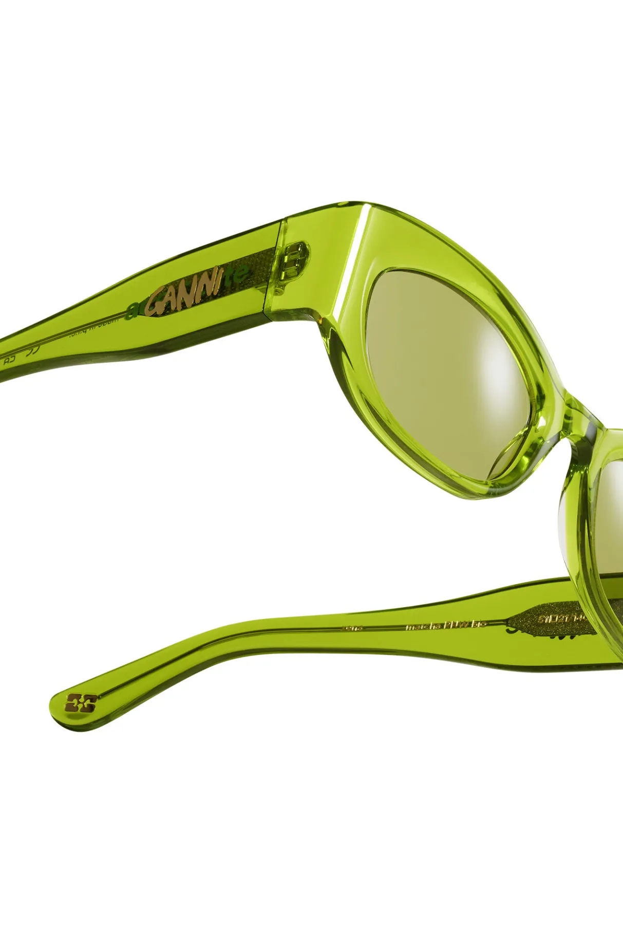 Shop GANNI X Ace & Tate Xena Sunglasses Kalamata