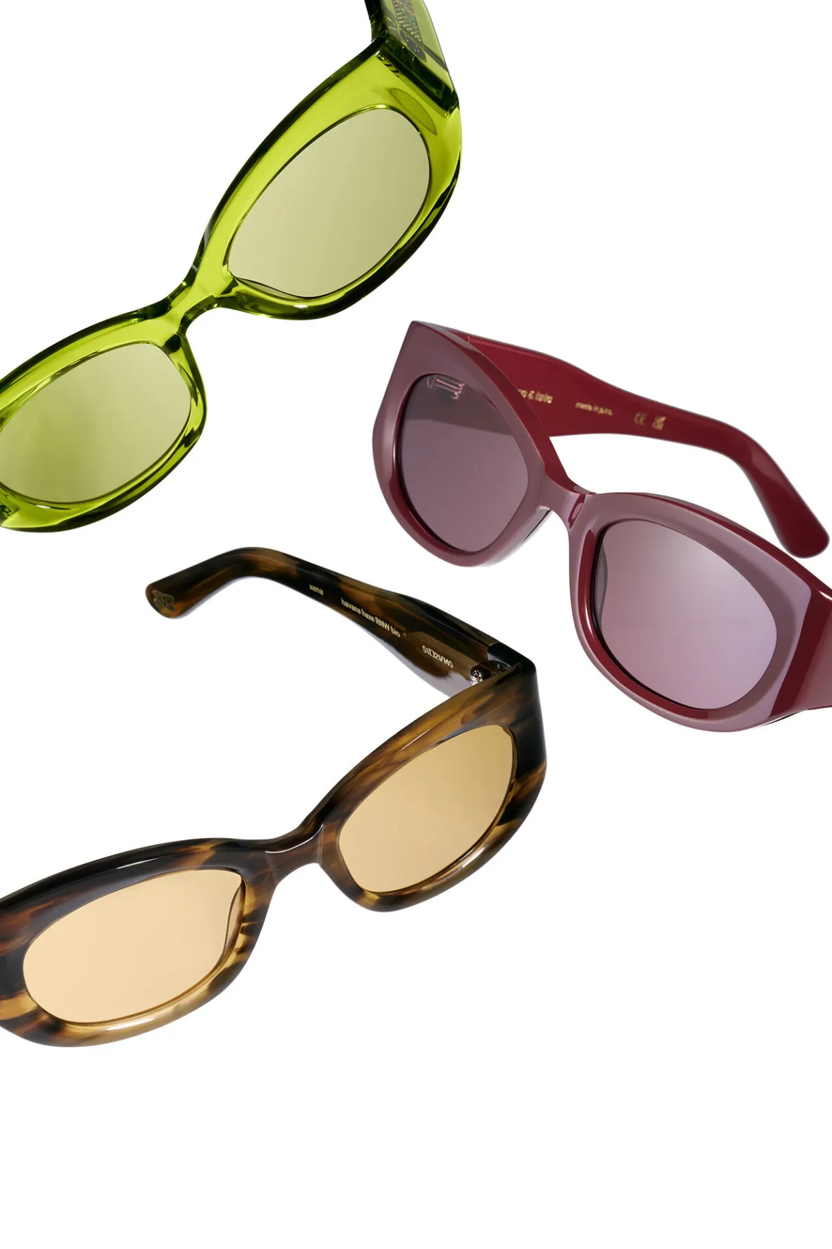 Shop GANNI X Ace & Tate Xena Sunglasses Kalamata
