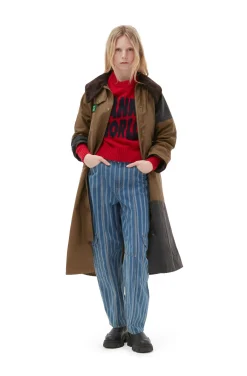 Best GANNI X Barbour Burghley Coat Teak