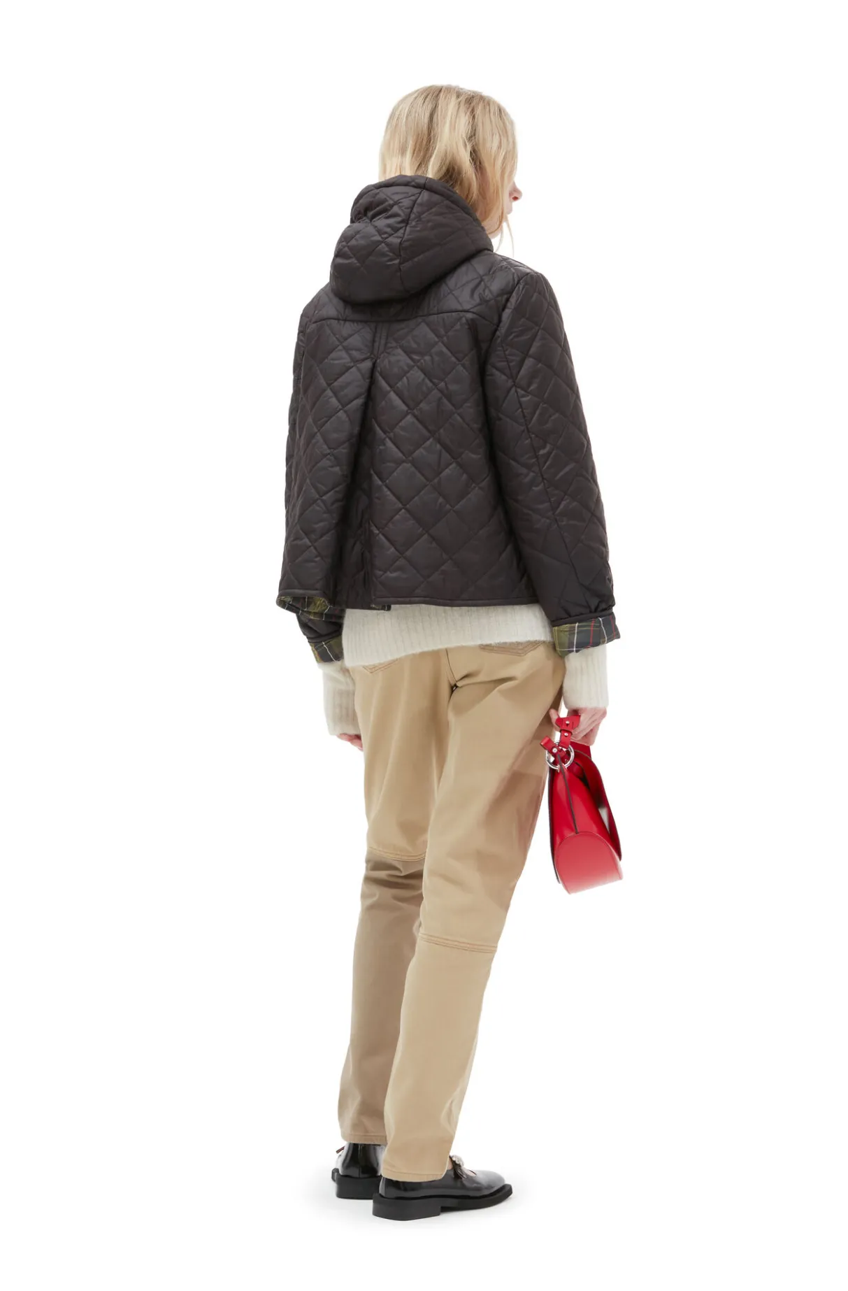 Discount GANNI X Barbour Reversible Liddesdale Jacket Ganache
