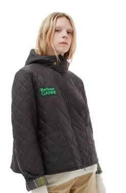 Discount GANNI X Barbour Reversible Liddesdale Jacket Ganache