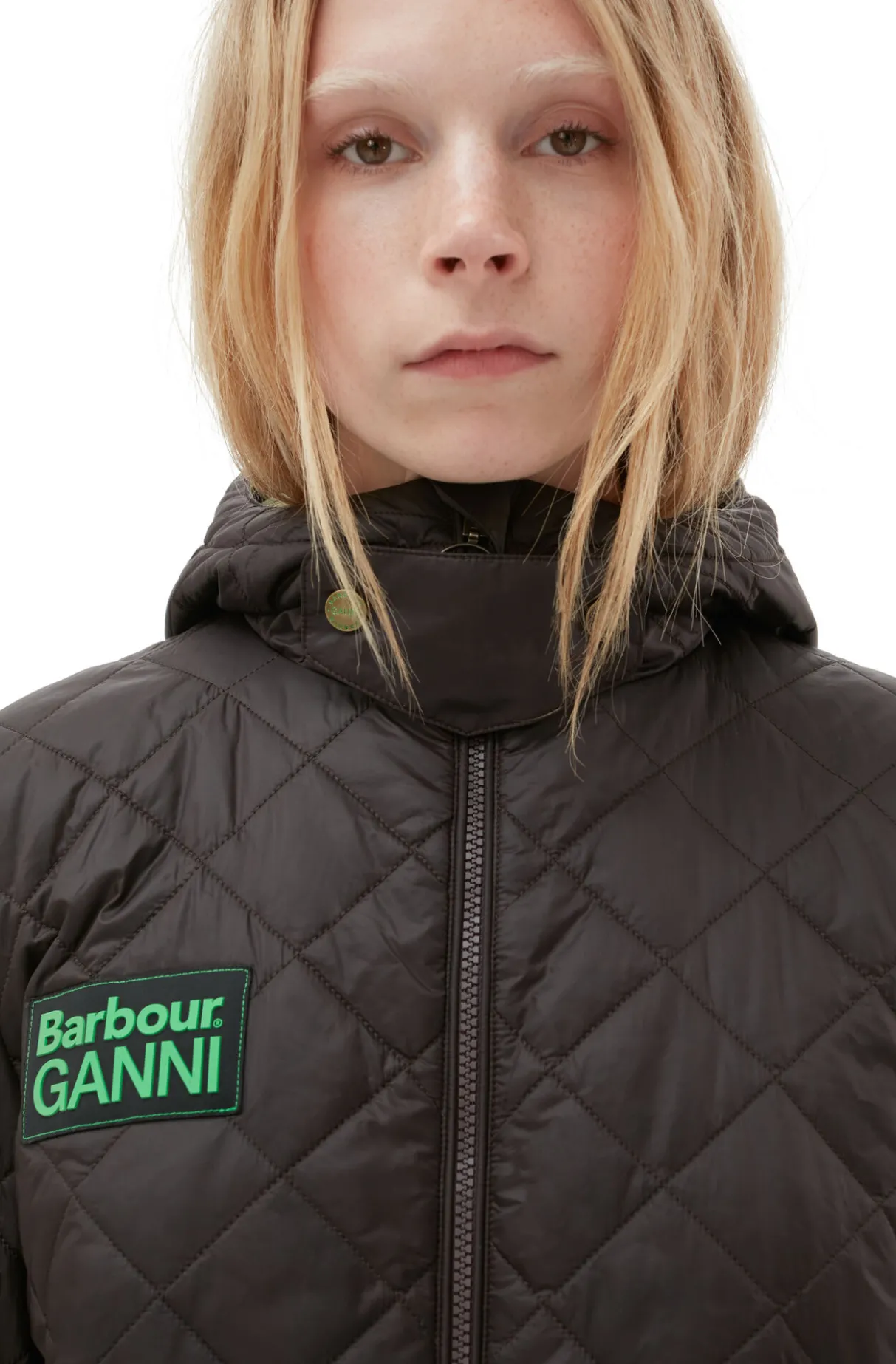 Discount GANNI X Barbour Reversible Liddesdale Jacket Ganache