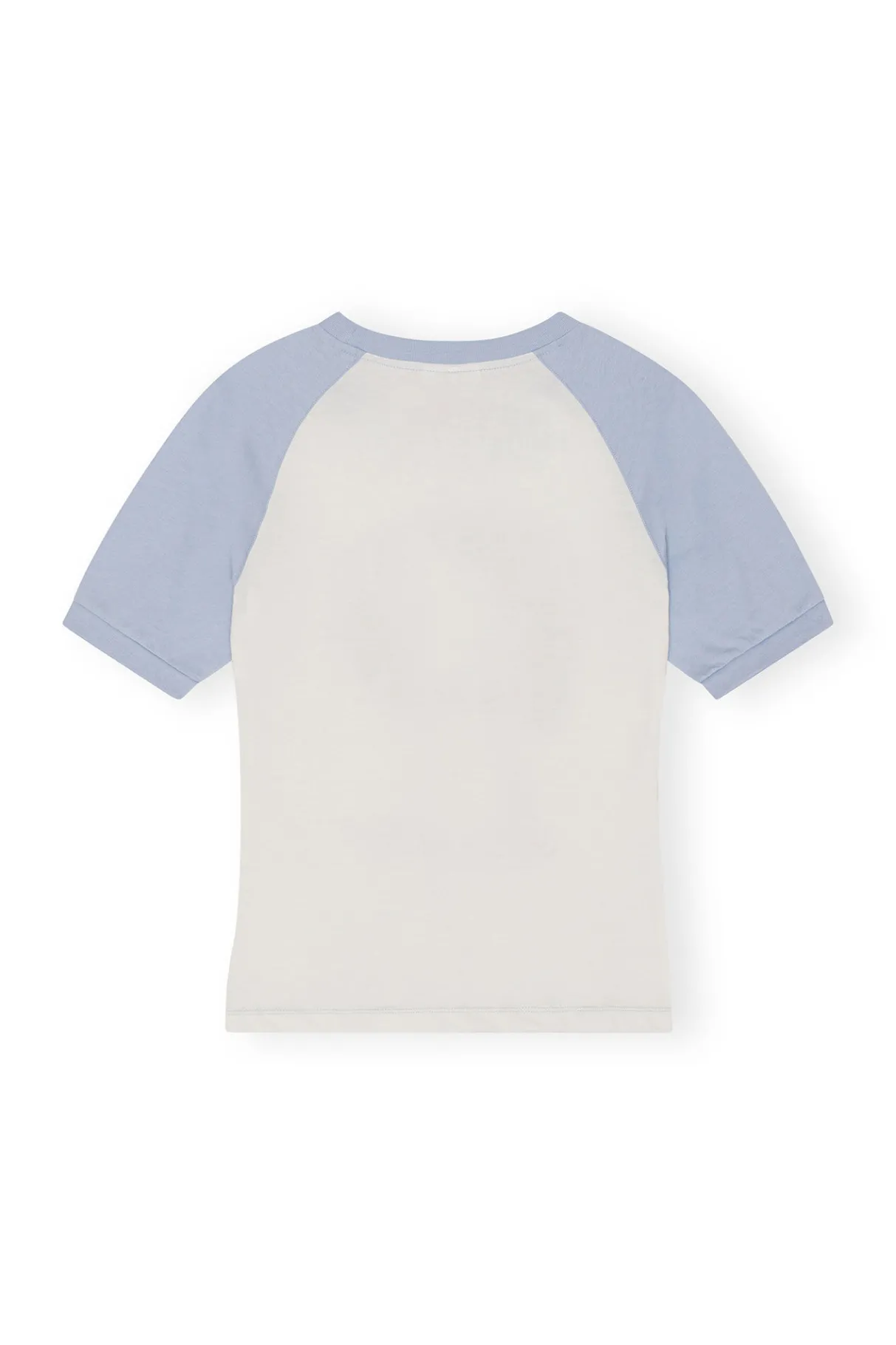 Shop GANNI Grapes Raglan T-Shirt Egret