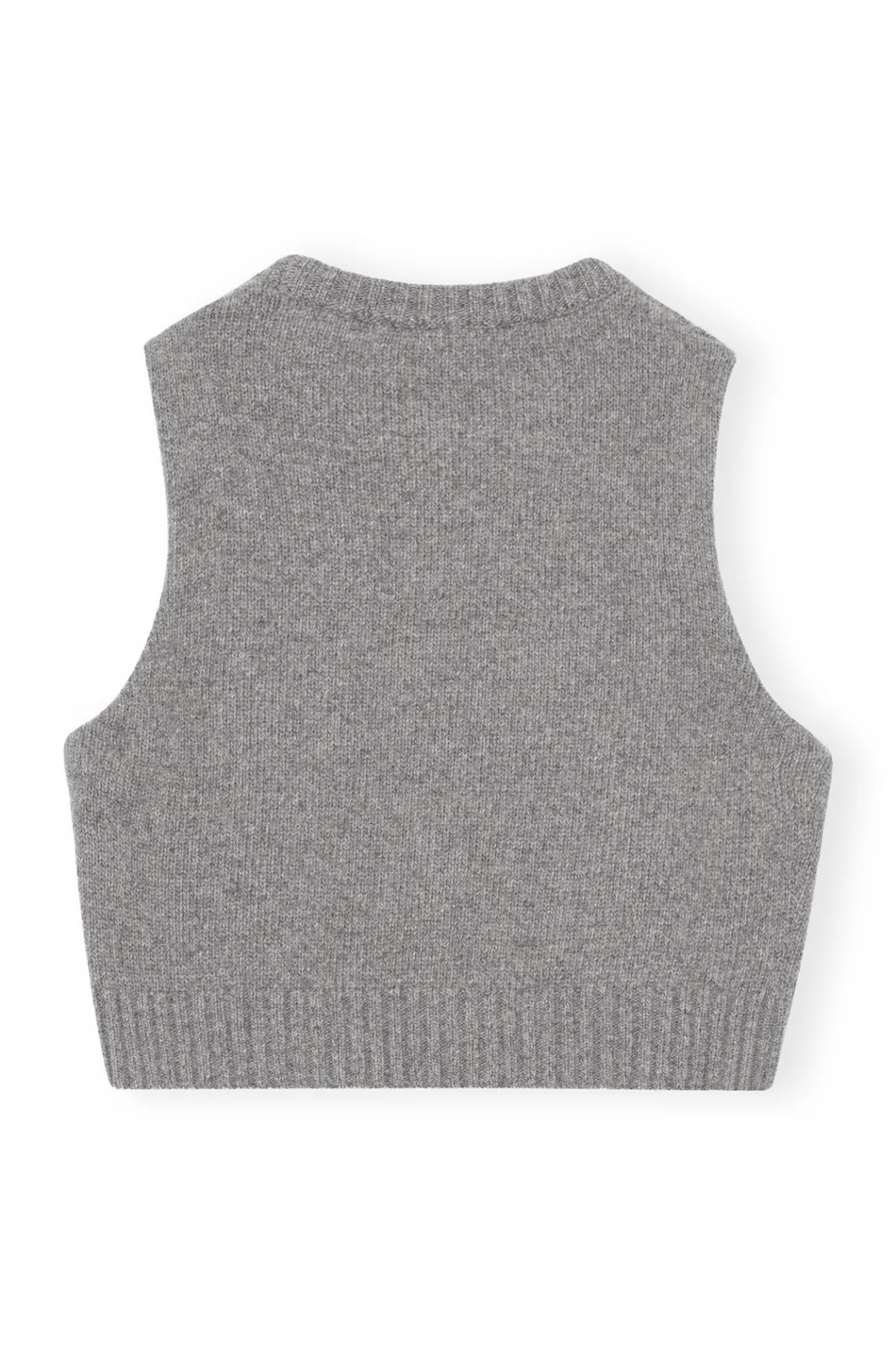 Store GANNI Graphic Cropped Vest High Rise
