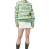 Store GANNI Green Wool Pullover Egret