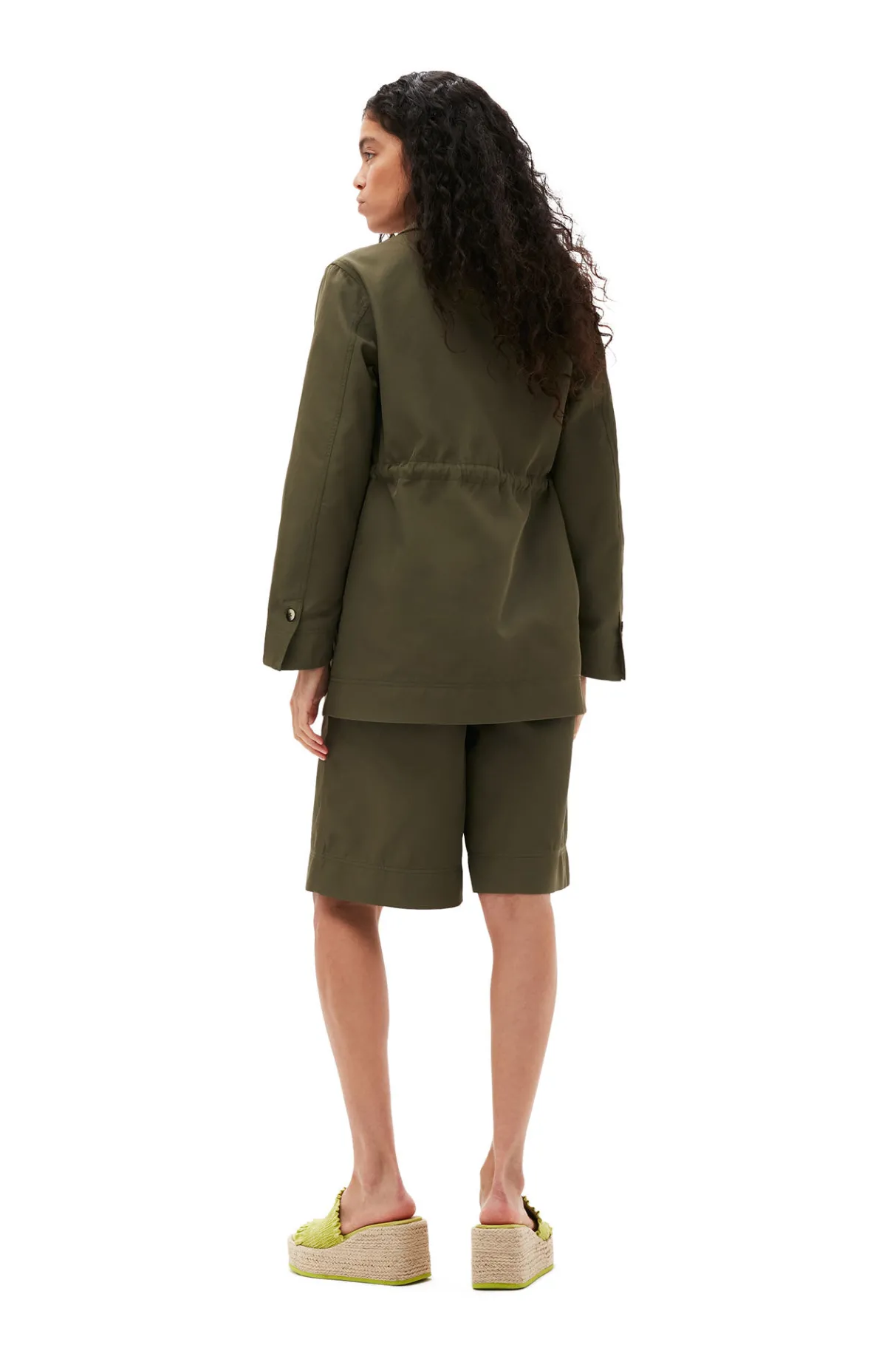 Flash Sale GANNI Heavy Twill Jacket Kalamata