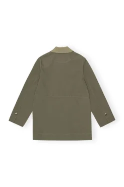 Flash Sale GANNI Heavy Twill Jacket Kalamata