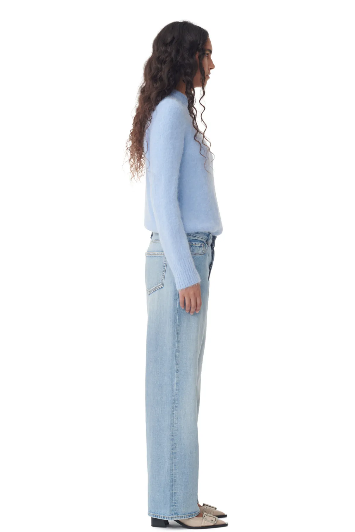 Flash Sale GANNI Izey Jeans Light Blue Vintage