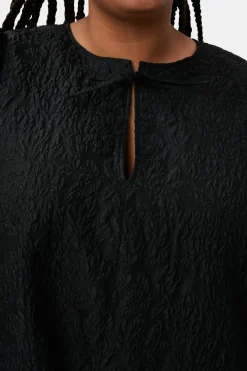 Flash Sale GANNI Jacquard Organza Mini Dress Black