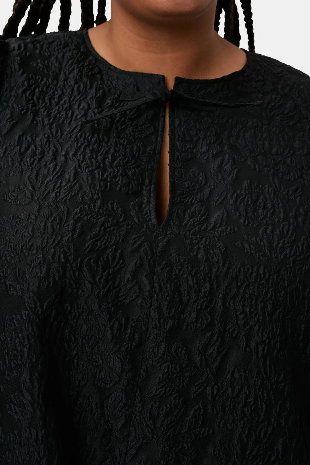 Flash Sale GANNI Jacquard Organza Mini Dress Black