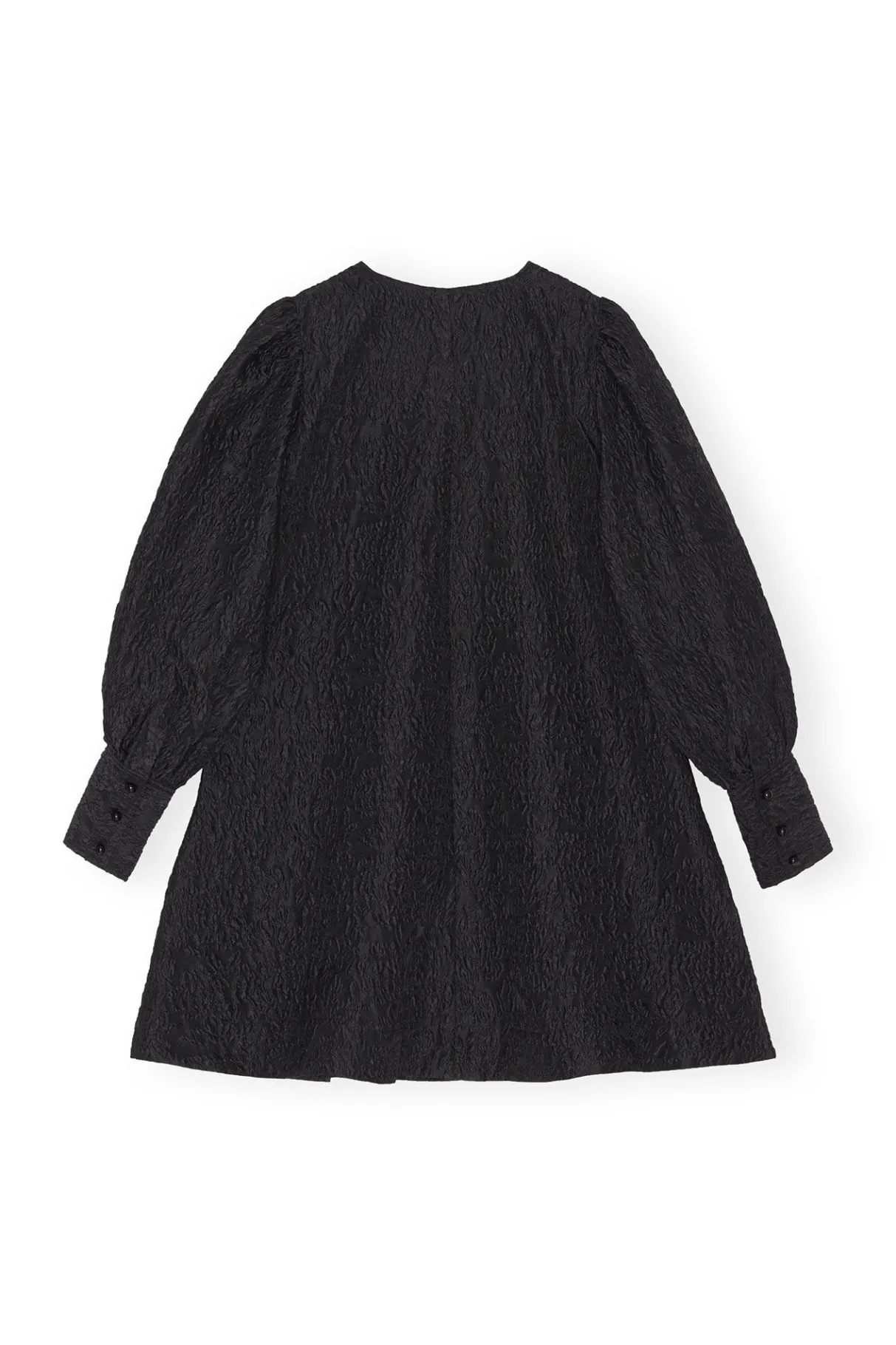 Flash Sale GANNI Jacquard Organza Mini Dress Black