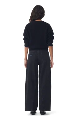 Discount GANNI Jozey Jeans Washed Black/Black