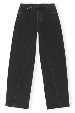 Discount GANNI Jozey Jeans Washed Black/Black