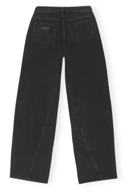 Discount GANNI Jozey Jeans Washed Black/Black