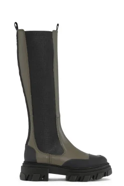 Store GANNI Knee Chelsea Boots Kalamata