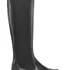 Cheap GANNI Knee-High Chelsea Boots Black