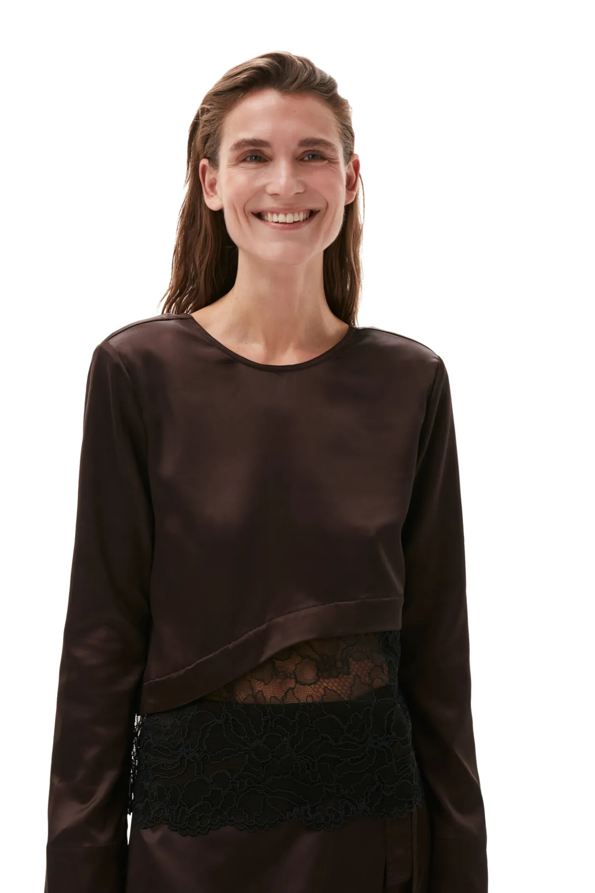 Cheap GANNI Lace Blouse Mole