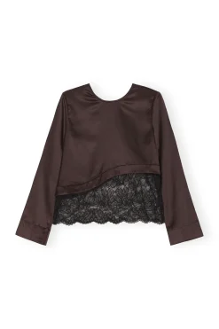 Cheap GANNI Lace Blouse Mole