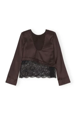 Cheap GANNI Lace Blouse Mole
