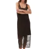 Cheap GANNI Lace Midi Dress Mole