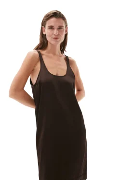 Cheap GANNI Lace Midi Dress Mole
