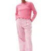 Store GANNI Long Sleeve T-Shirt Shocking Pink