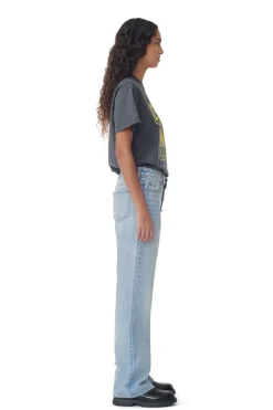 Cheap GANNI Lovy Jeans Light Blue Vintage