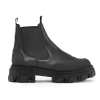 New GANNI Low Chelsea Boots Black