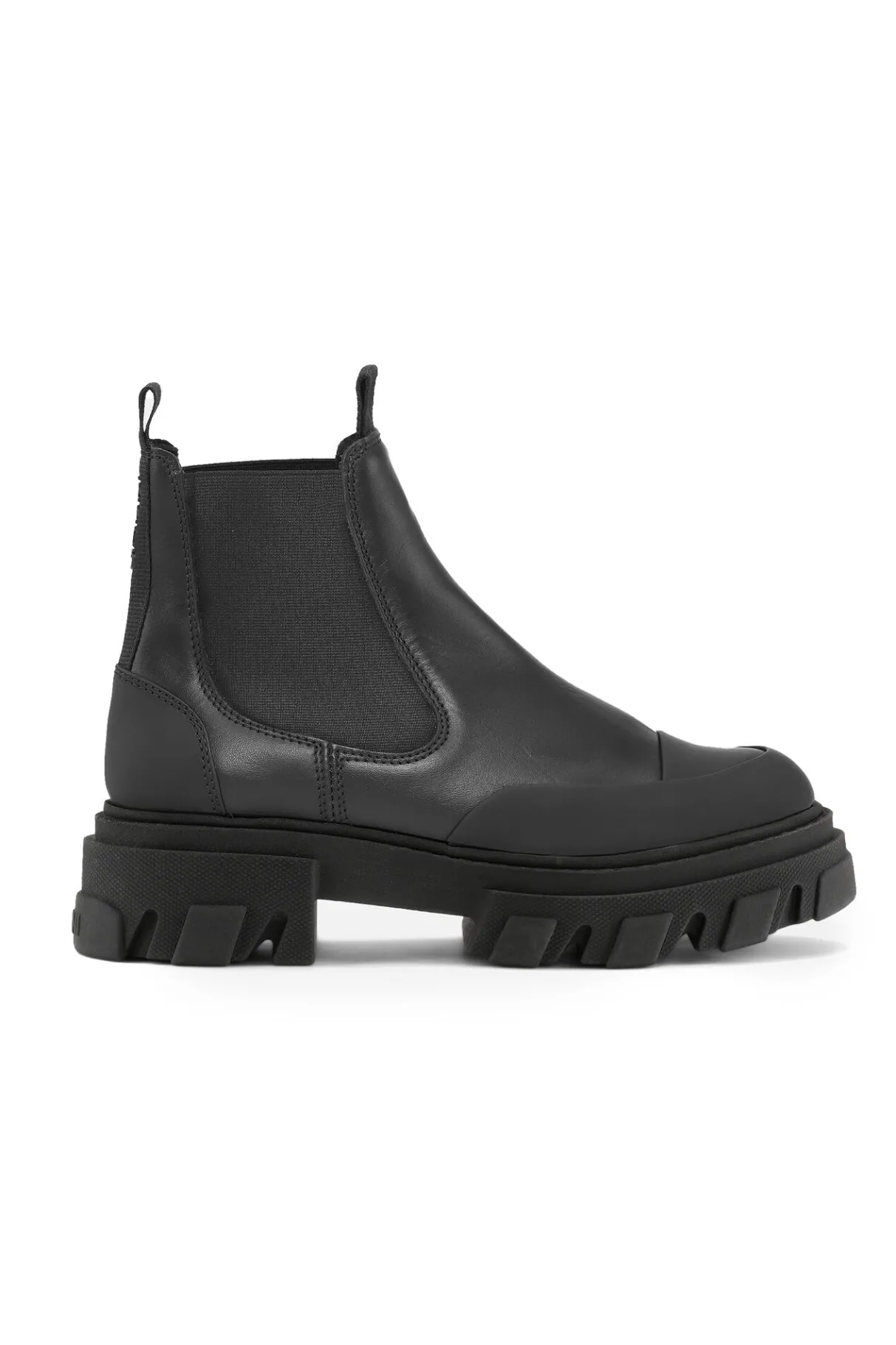New GANNI Low Chelsea Boots Black