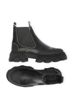 Fashion GANNI Low Chelsea Boots Black
