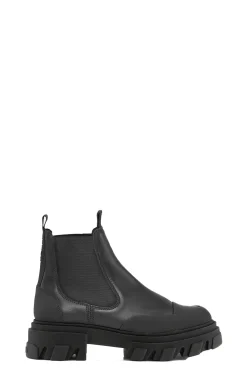 New GANNI Low Chelsea Boots Black