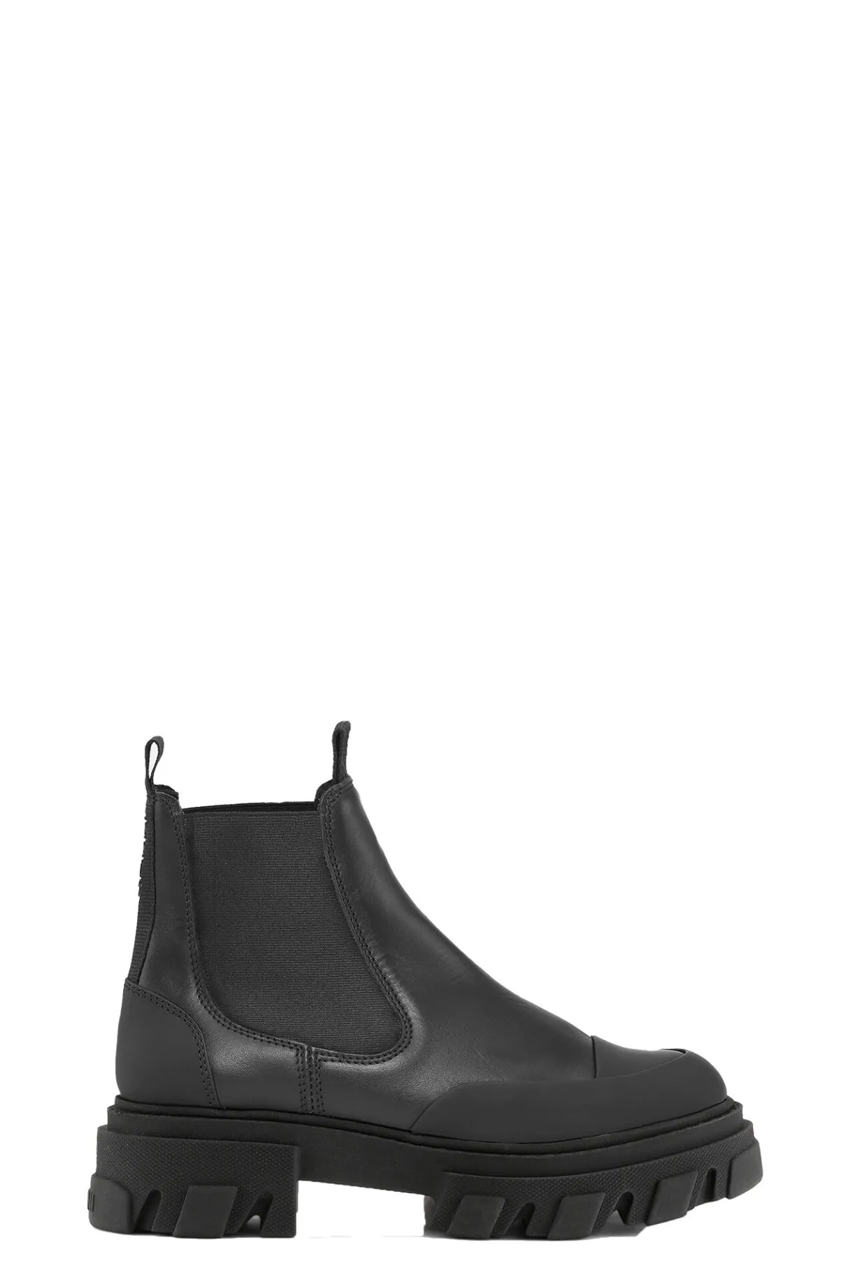 New GANNI Low Chelsea Boots Black
