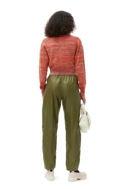 Hot GANNI Merino Mouline Cardigan Vibrant Orange