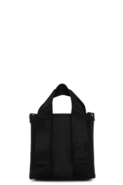 Online GANNI Mini Tech Tote Black