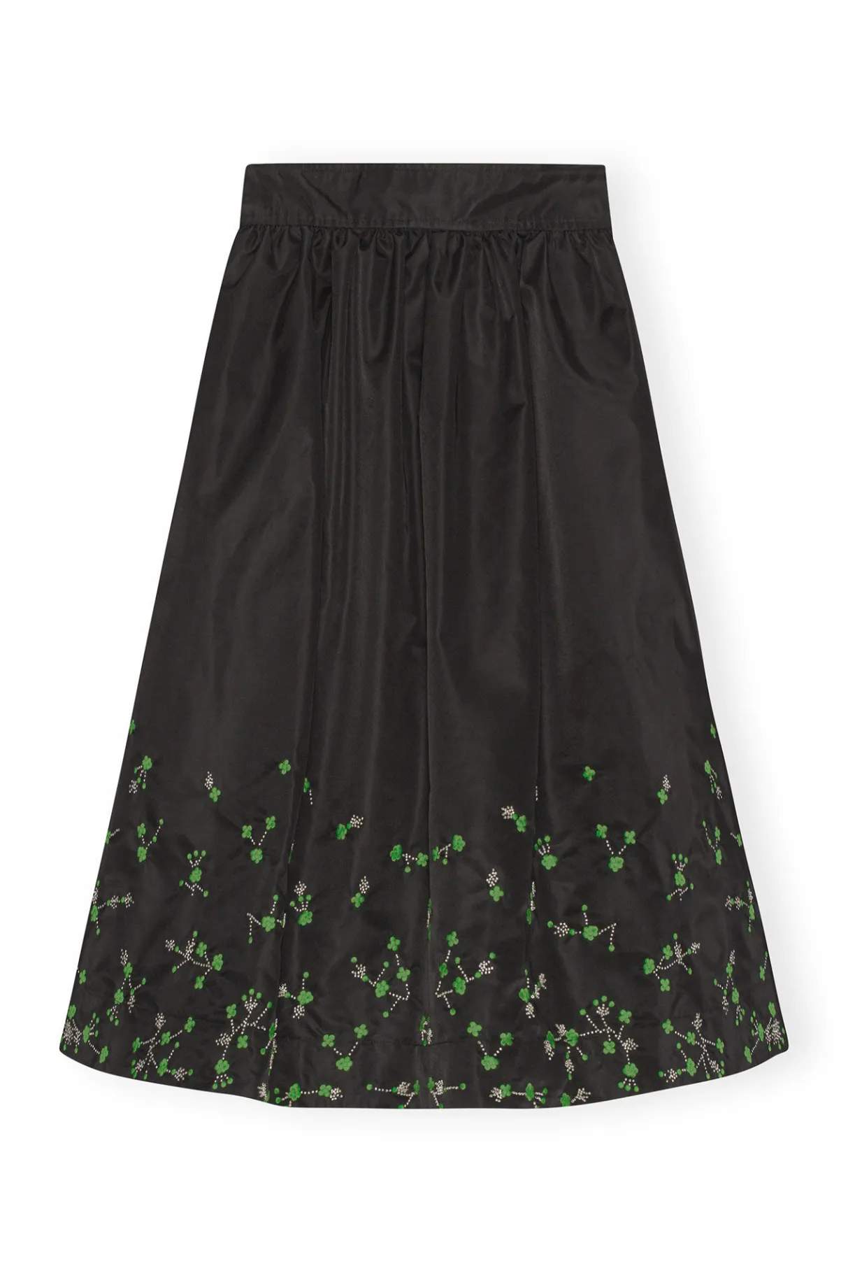 Fashion GANNI Nylon Skirt Black