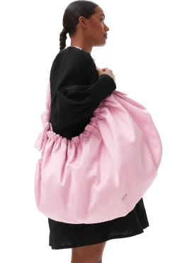 Fashion GANNI Occasion Large Hobo Bag Light Lilac