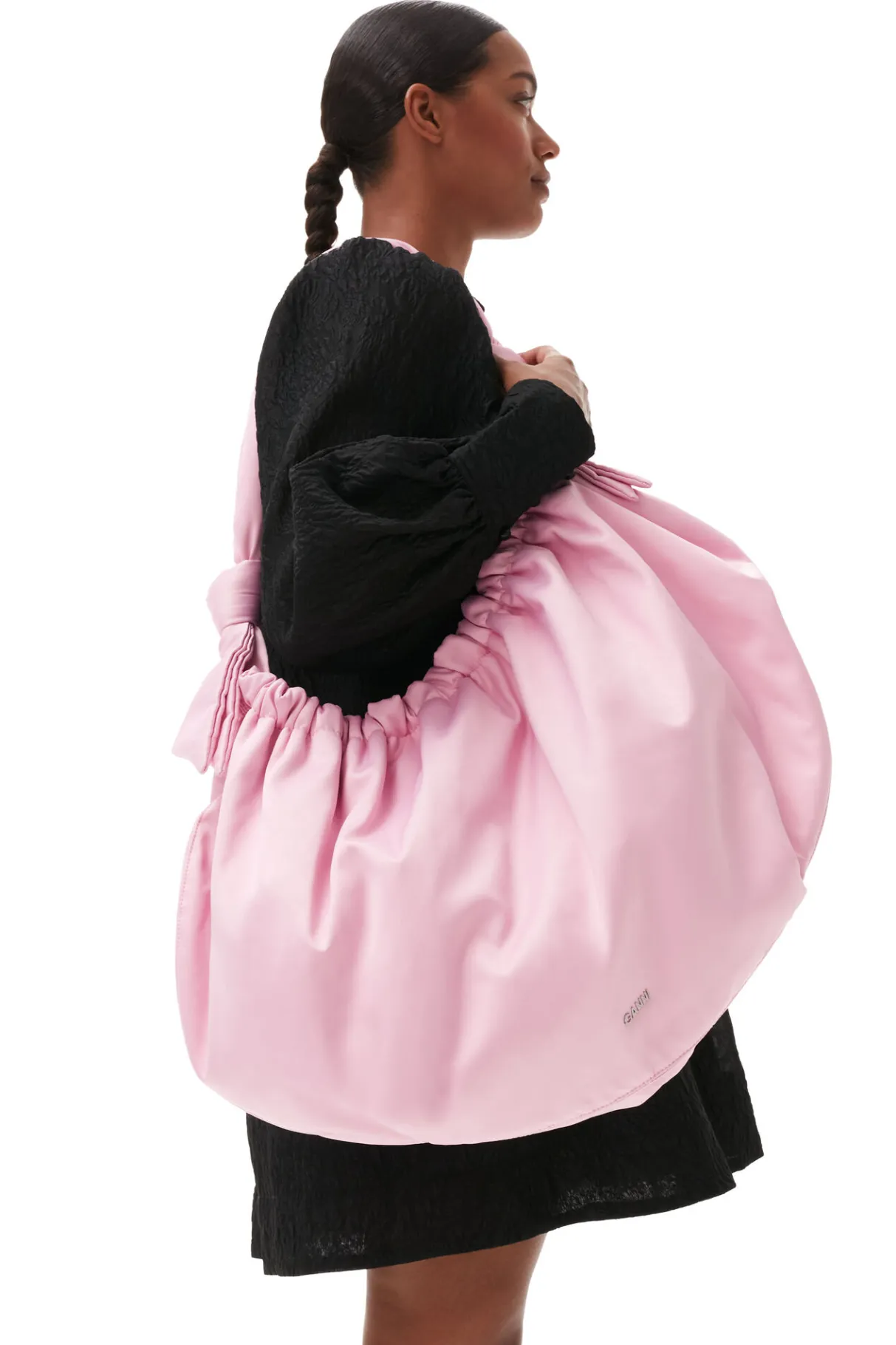 Fashion GANNI Occasion Large Hobo Bag Light Lilac