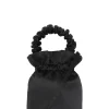 Clearance GANNI Occasion Occasion Ruched Top Handle Bag Black