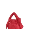 Fashion GANNI Occasion Top Handle Knot Bag Racing Red