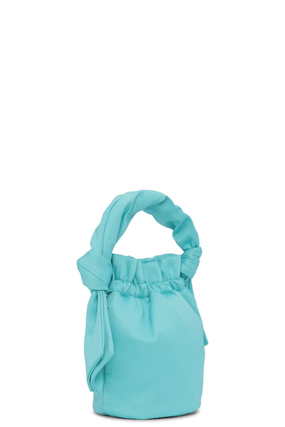 Cheap GANNI Occasion Top Handle Knot Bag Lagoon