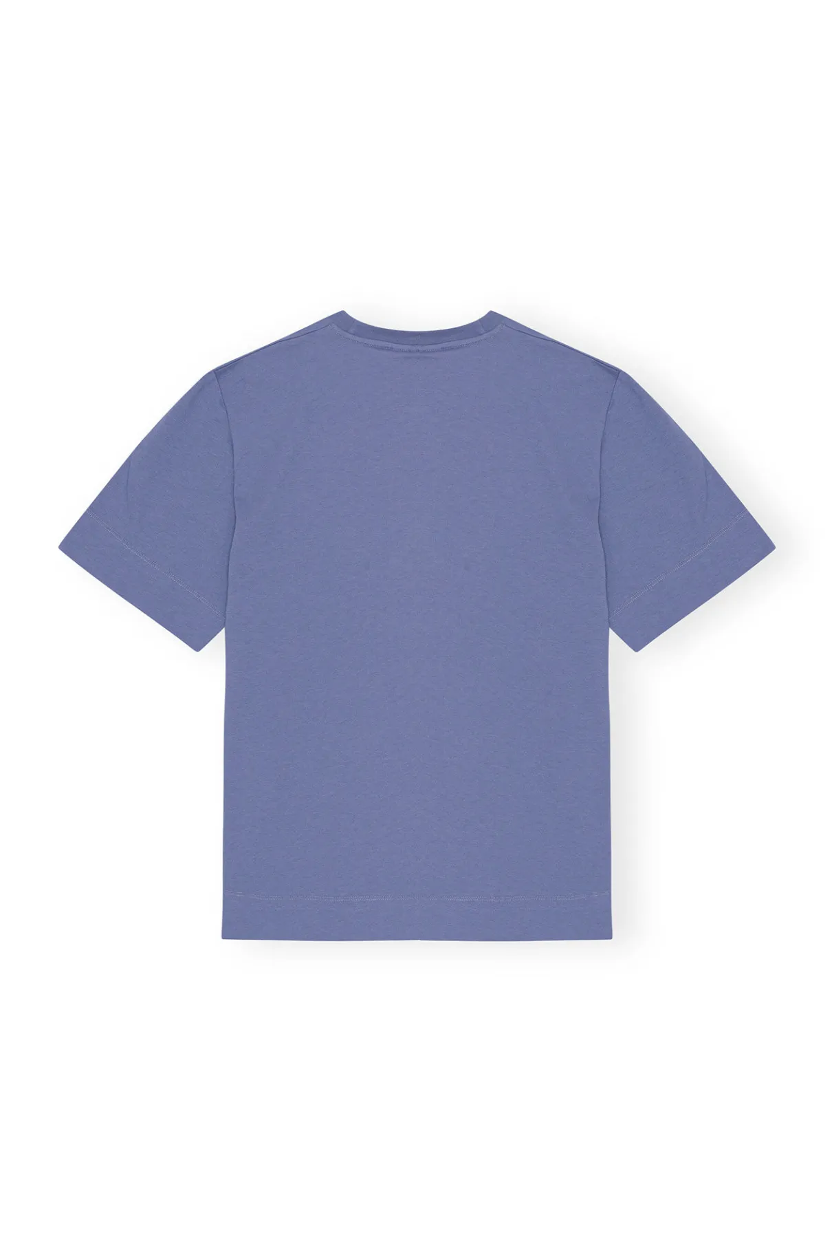 Best Sale GANNI O-Neck T-Shirt Gray Blue